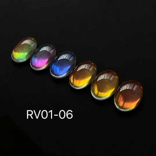 MPA Transparent Ice Moonlight Chrome Powder by misspinknail - Full 6pc set/Individual Colours