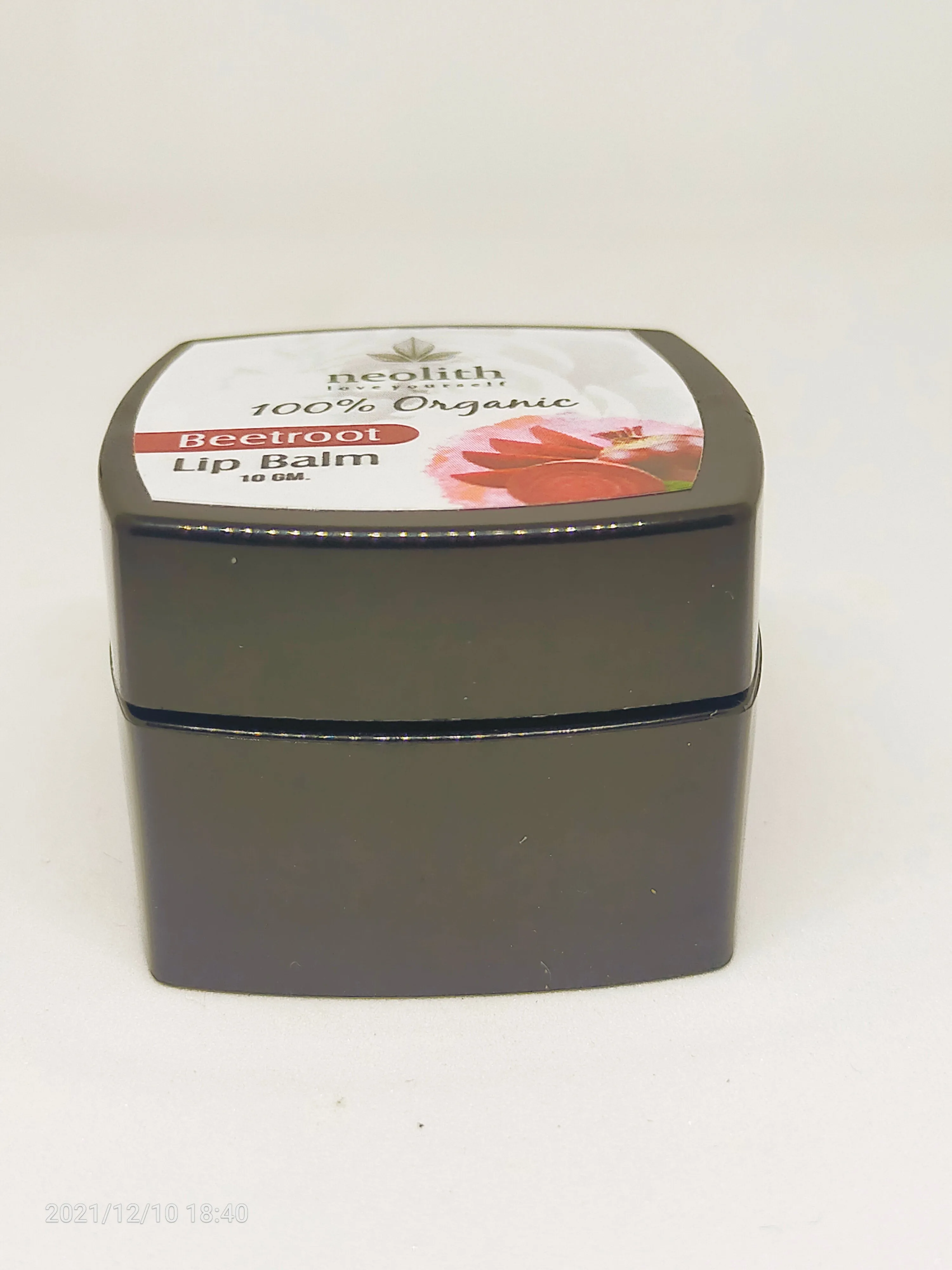 Neolith Beet Root Lip Balm || 100% Organic, Paraben & Sulphate Free || Lip Moisturiser, Lip Mask || Dry & Chopped Lip Care || 10 GM