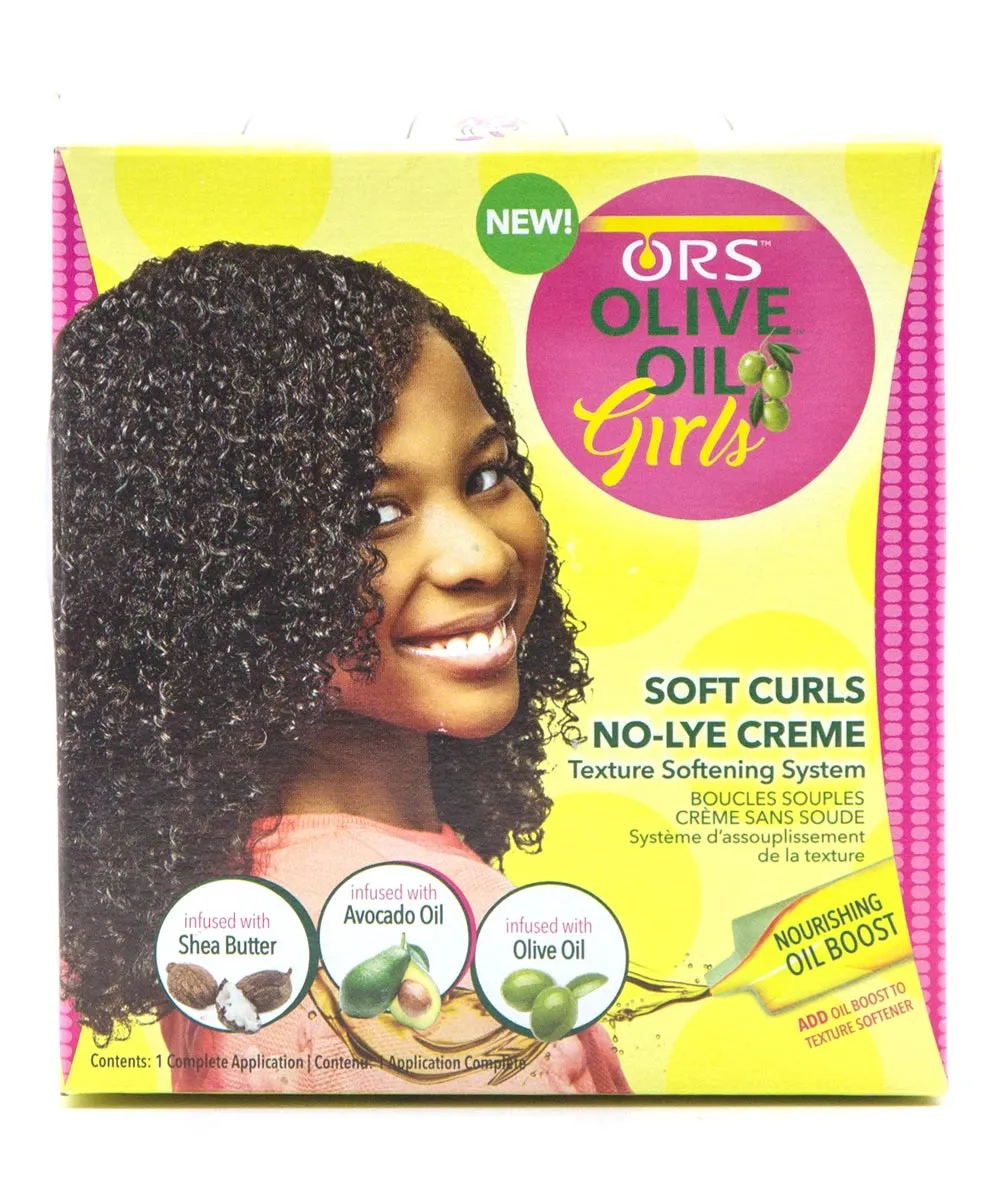 ORS Girls Olive Oil Soft Curls No-Lye Creme 1App