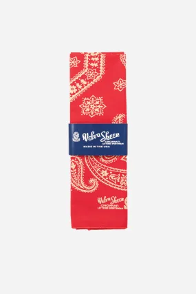Paisley Bandana - Red