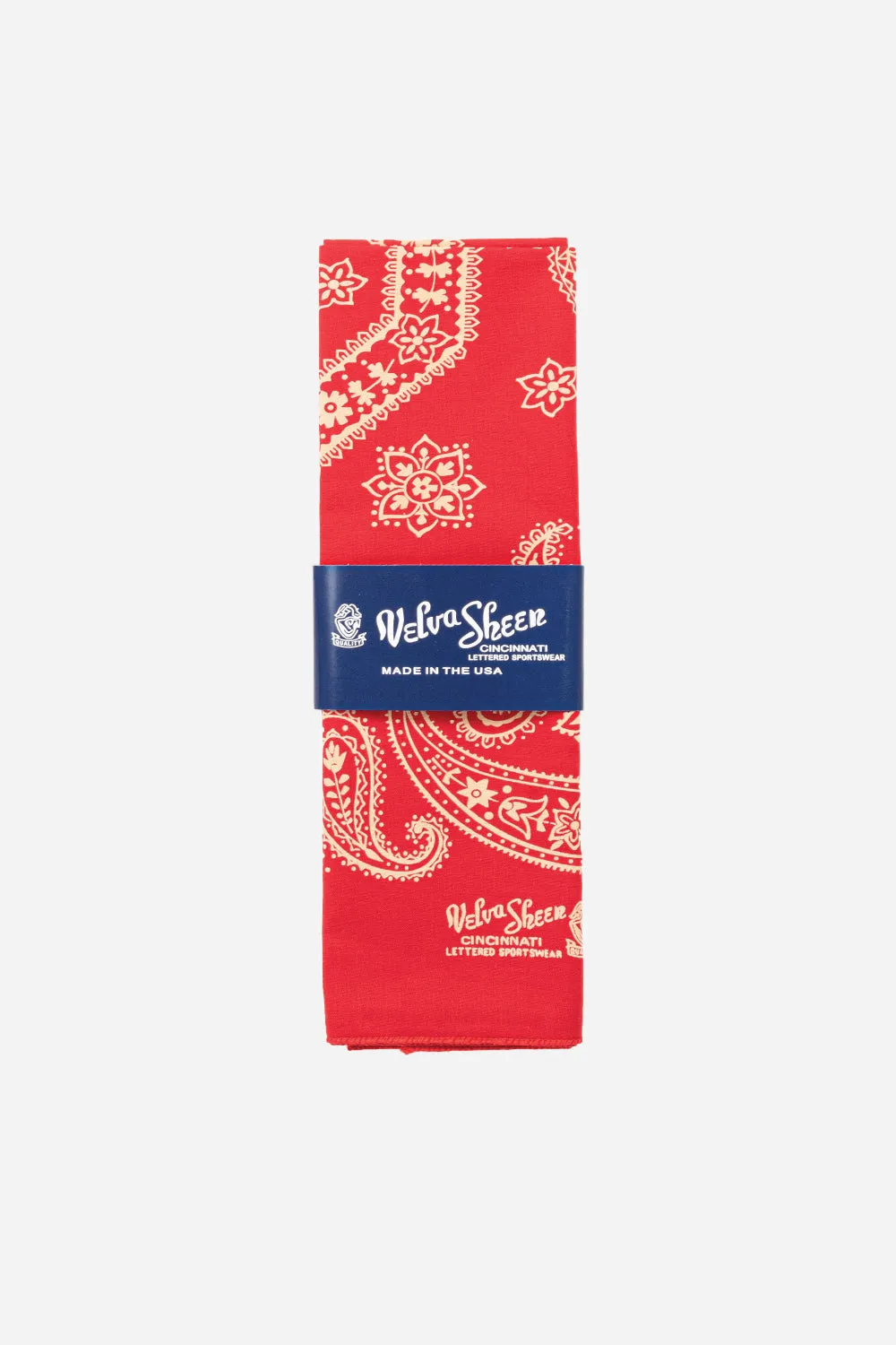 Paisley Bandana - Red
