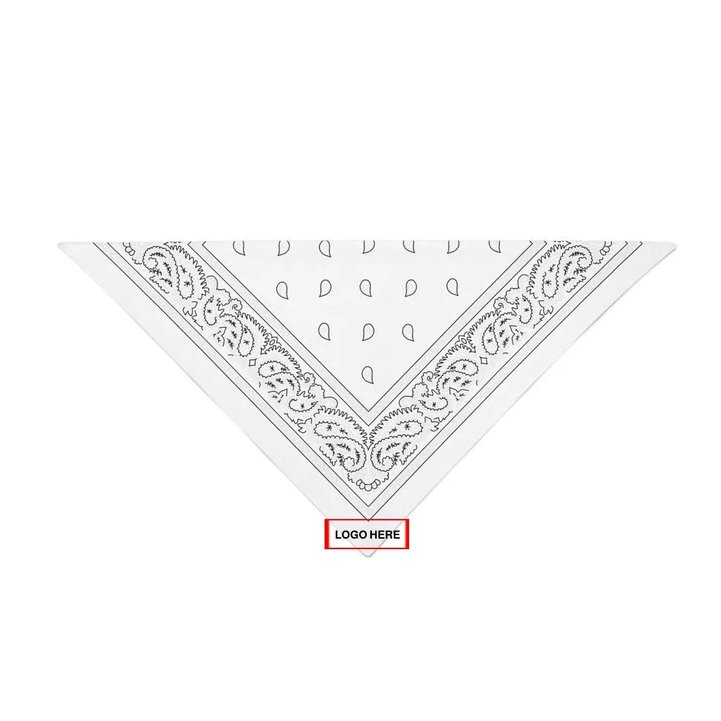 Paisley Personalized Dog Bandanas