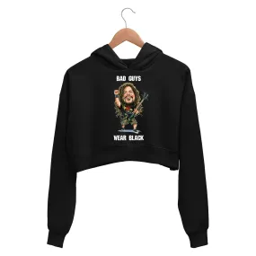 Pantera Crop Hoodie - Bad Guys Wear Black