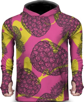 PINEAPPLE PINK LIGHTWEIGHT SUN HOODIE