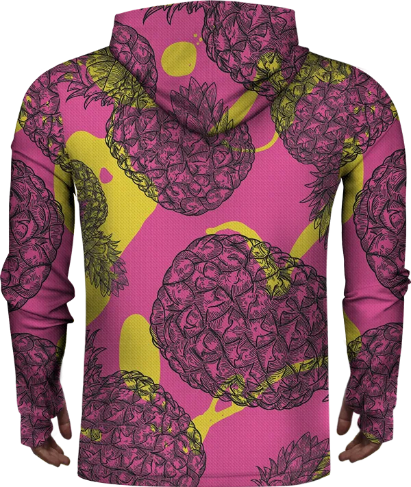 PINEAPPLE PINK LIGHTWEIGHT SUN HOODIE