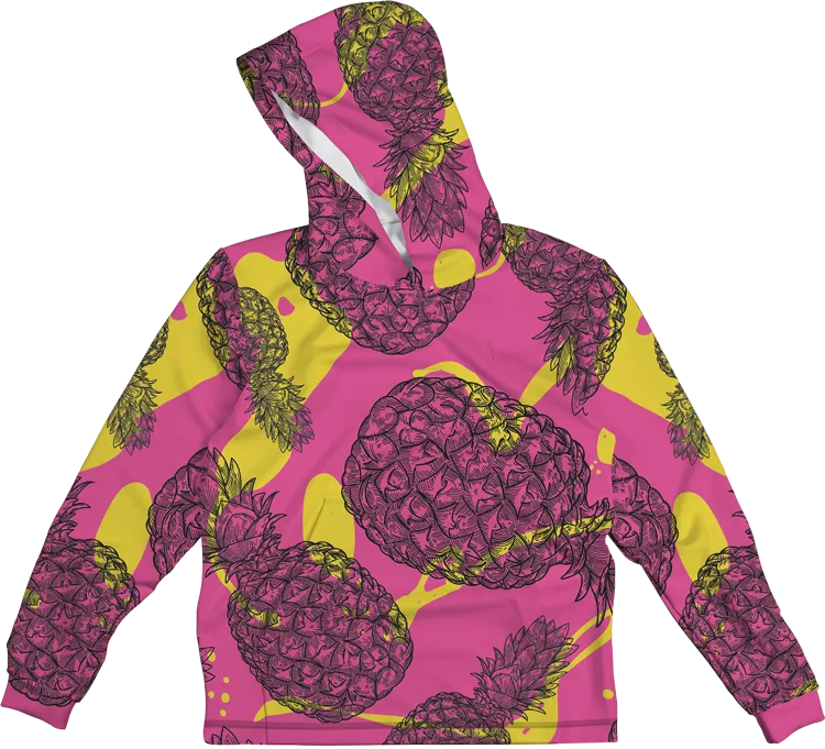 PINEAPPLE PINK LIGHTWEIGHT SUN HOODIE
