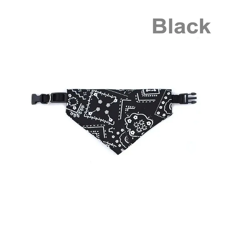 Plaid Cotton Dog Bandana Scarf