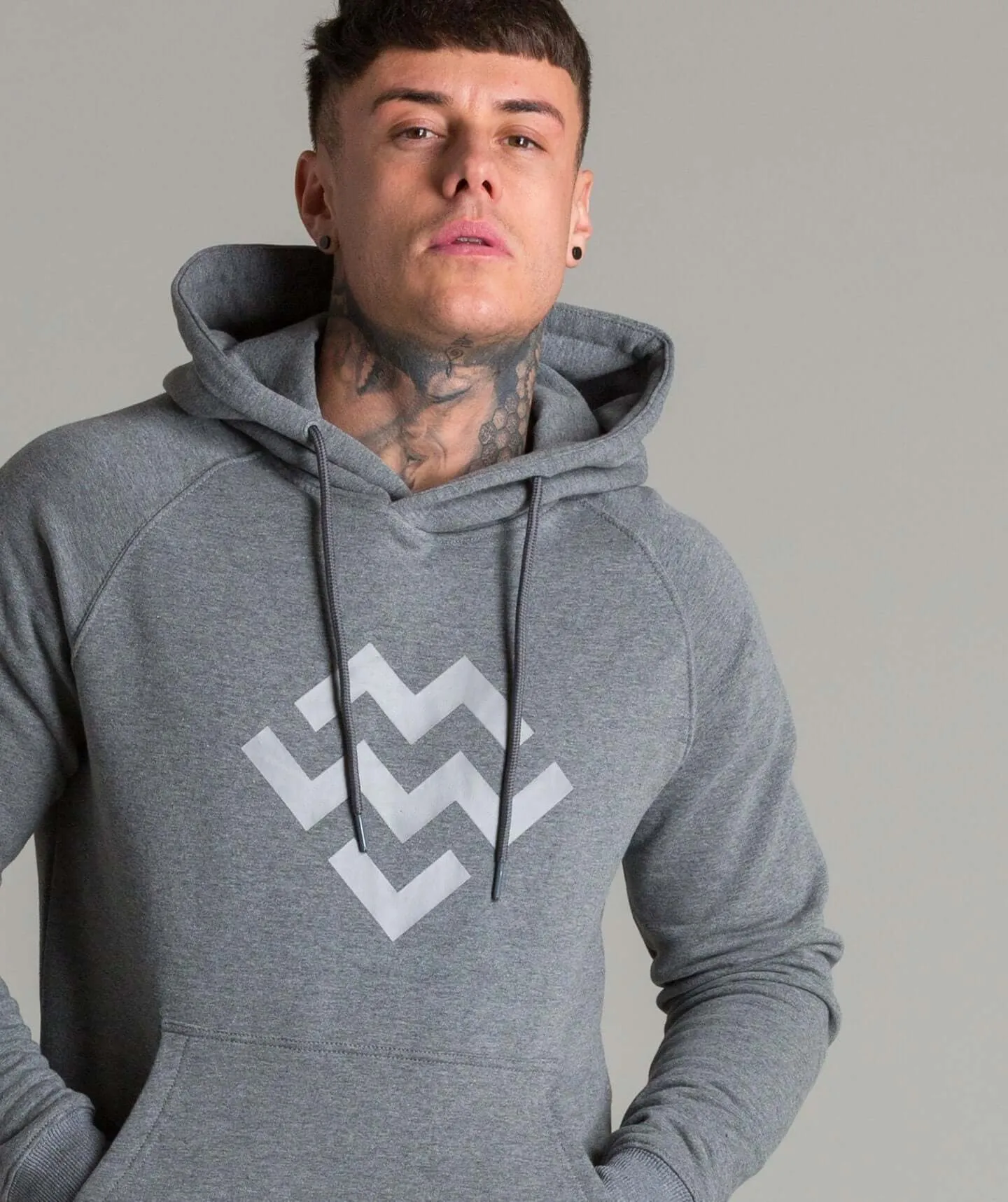Pursuit Logo Pullover Hoodie (Grey)