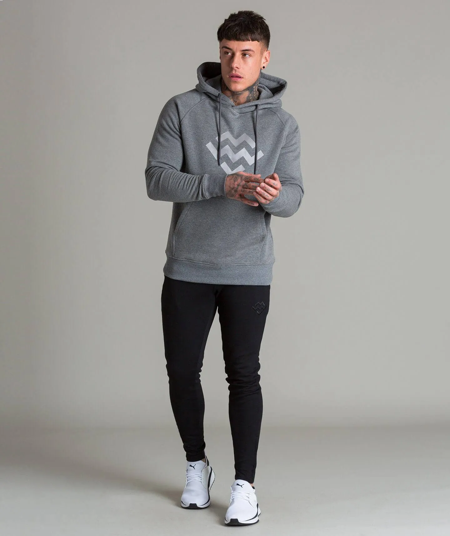 Pursuit Logo Pullover Hoodie (Grey)