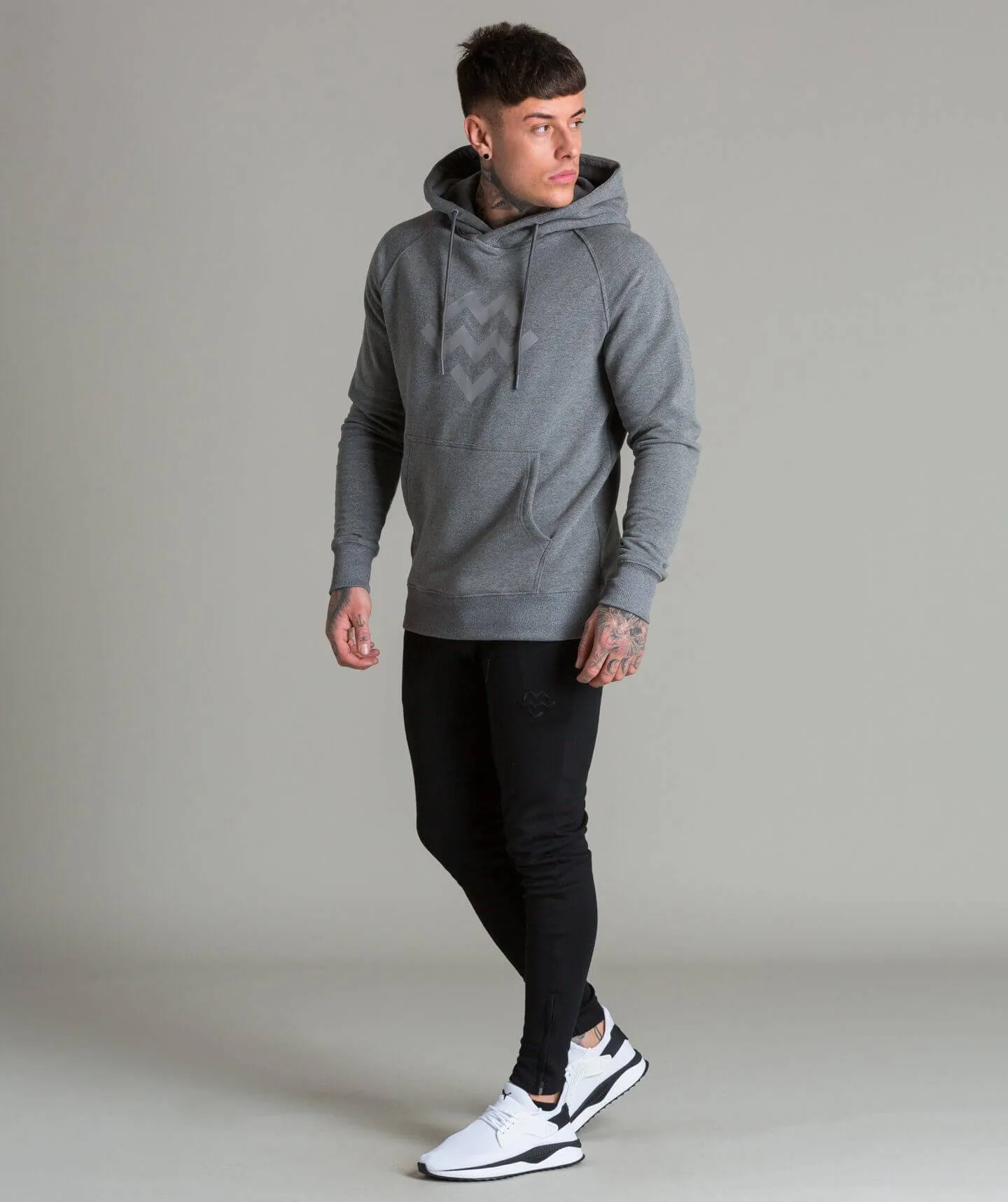 Pursuit Logo Pullover Hoodie (Grey)