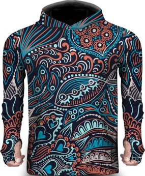 SEA COLORFUL LIGHTWEIGHT SUN HOODIE