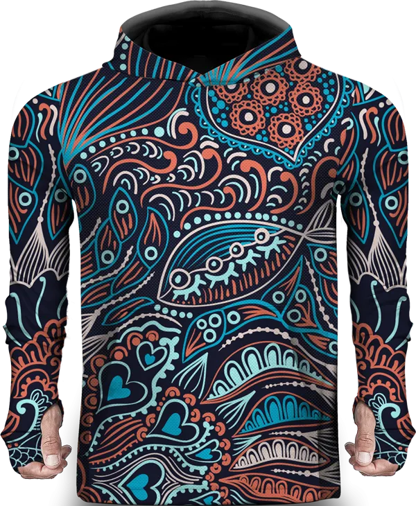 SEA COLORFUL LIGHTWEIGHT SUN HOODIE