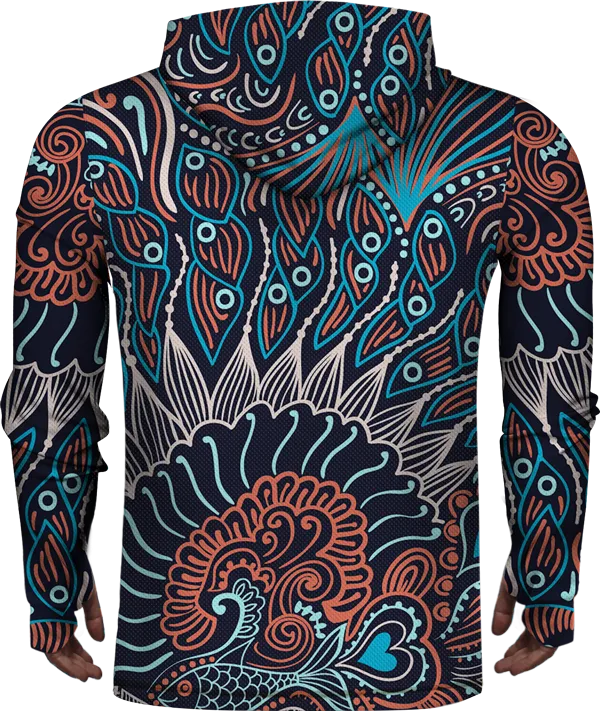 SEA COLORFUL LIGHTWEIGHT SUN HOODIE