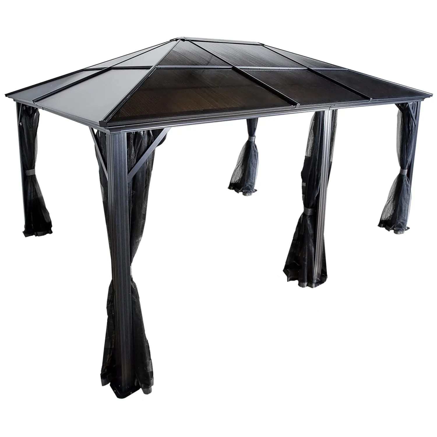 Sojag | Meridien Hardtop Gazebo 12' x 16' PC 8mm Roof #77
