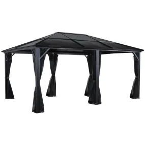 Sojag | Meridien Hardtop Gazebo 12' x 16' PC 8mm Roof #77