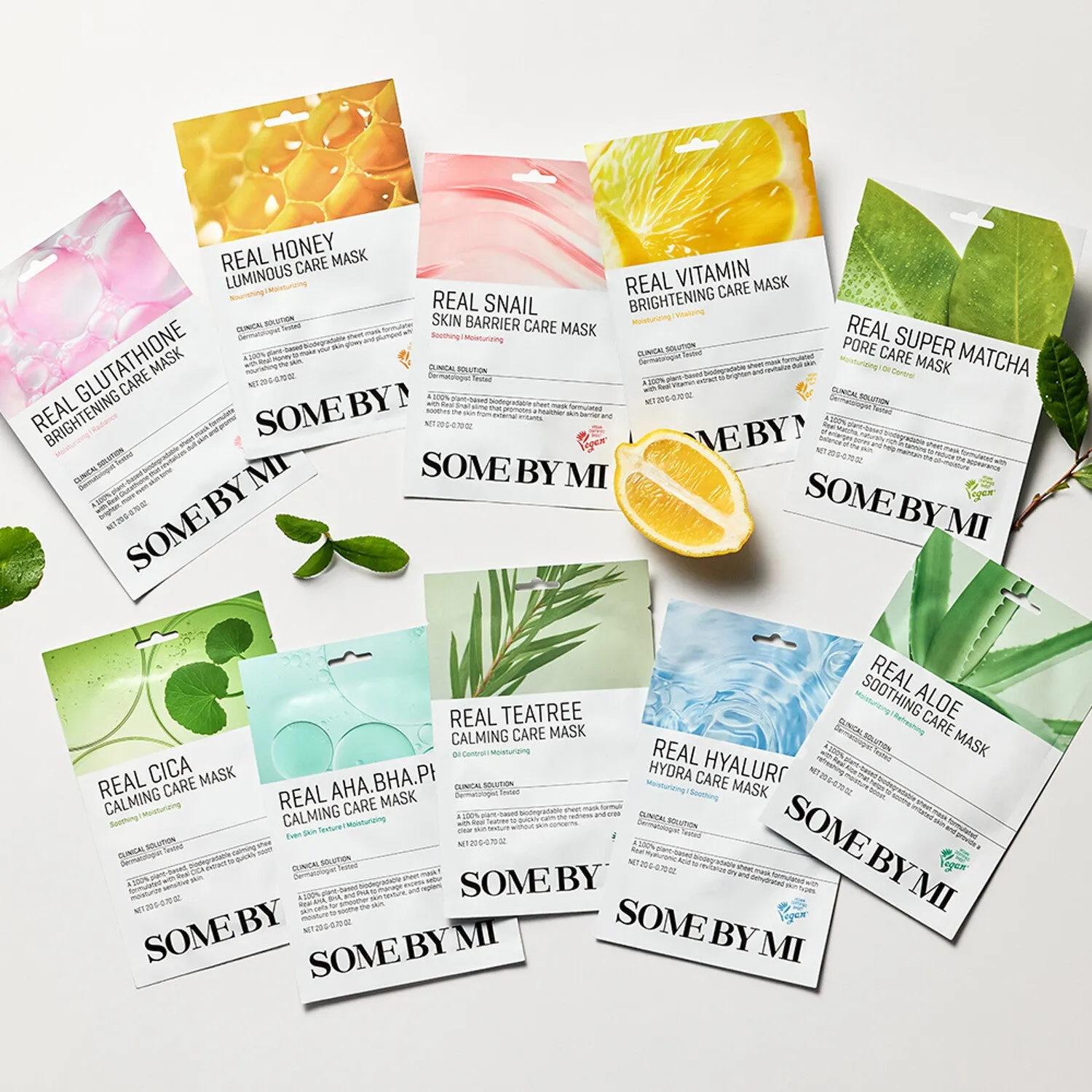 SOME BY MI Real Super Matcha Pore Care Mask Sheet 20g*10pcs