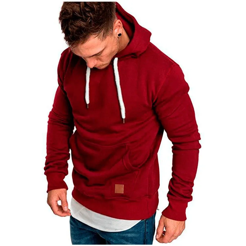 Spring/Autumn Men's Color Hoodies