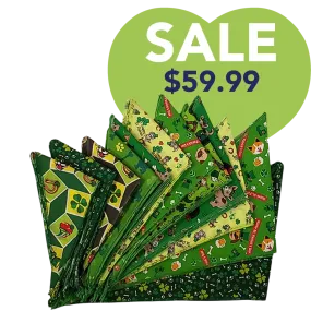 St.Patrick's Day Bandanas - 60 Assorted Sizes and Patterns by Bandanas Unlimited