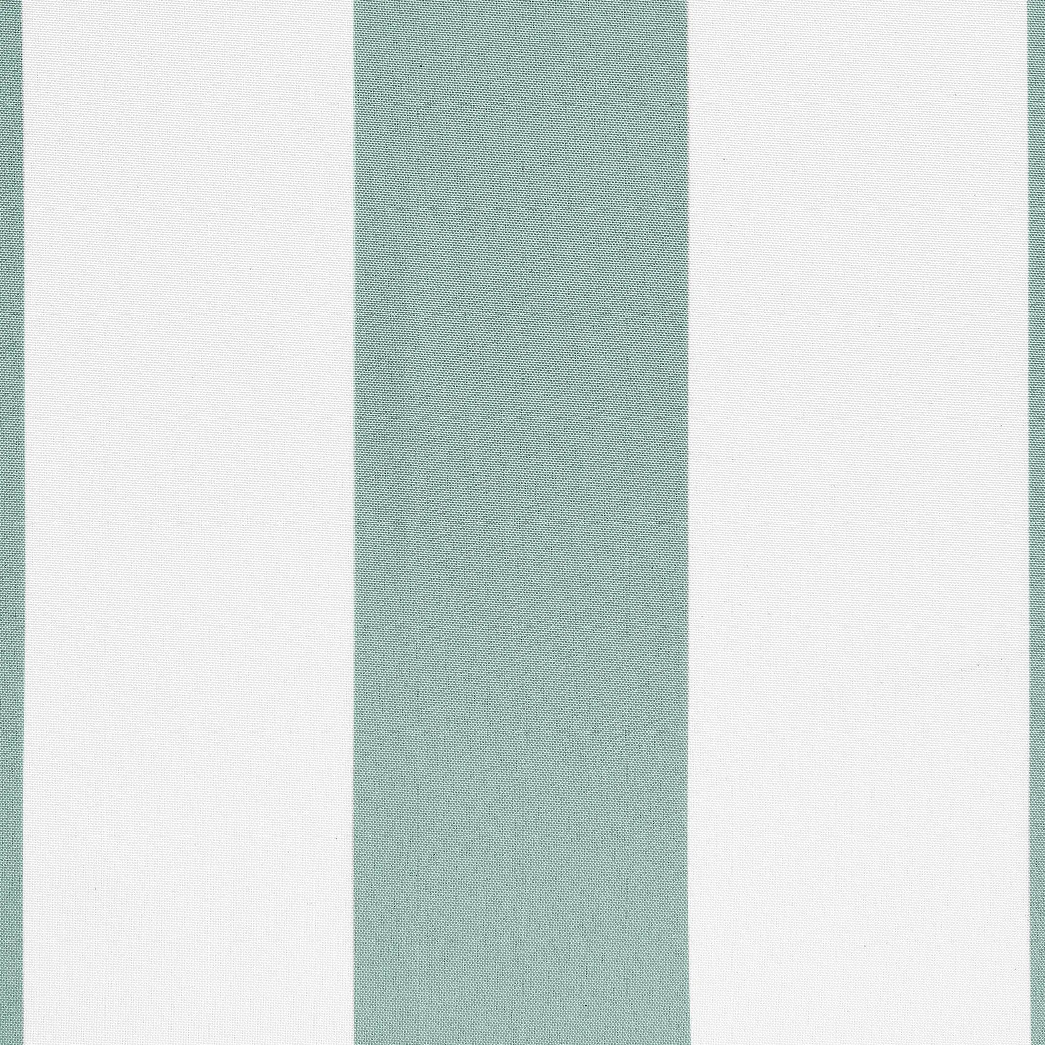 Sun Zero Valencia Cabana Stripe Indoor/Outdoor UV Protectant Room Darkening Grommet Curtain Panel, 54"x95", Soft Teal