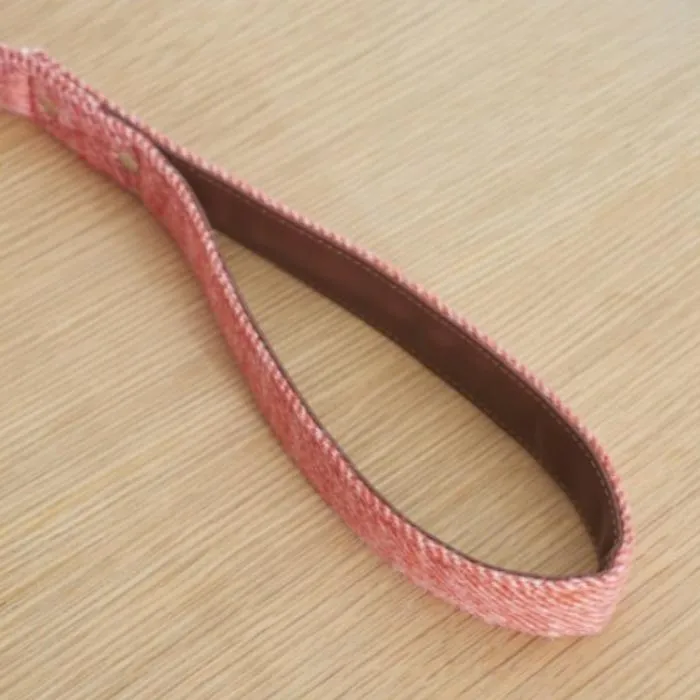 Sweet William - Tweed Dog Lead - Orange