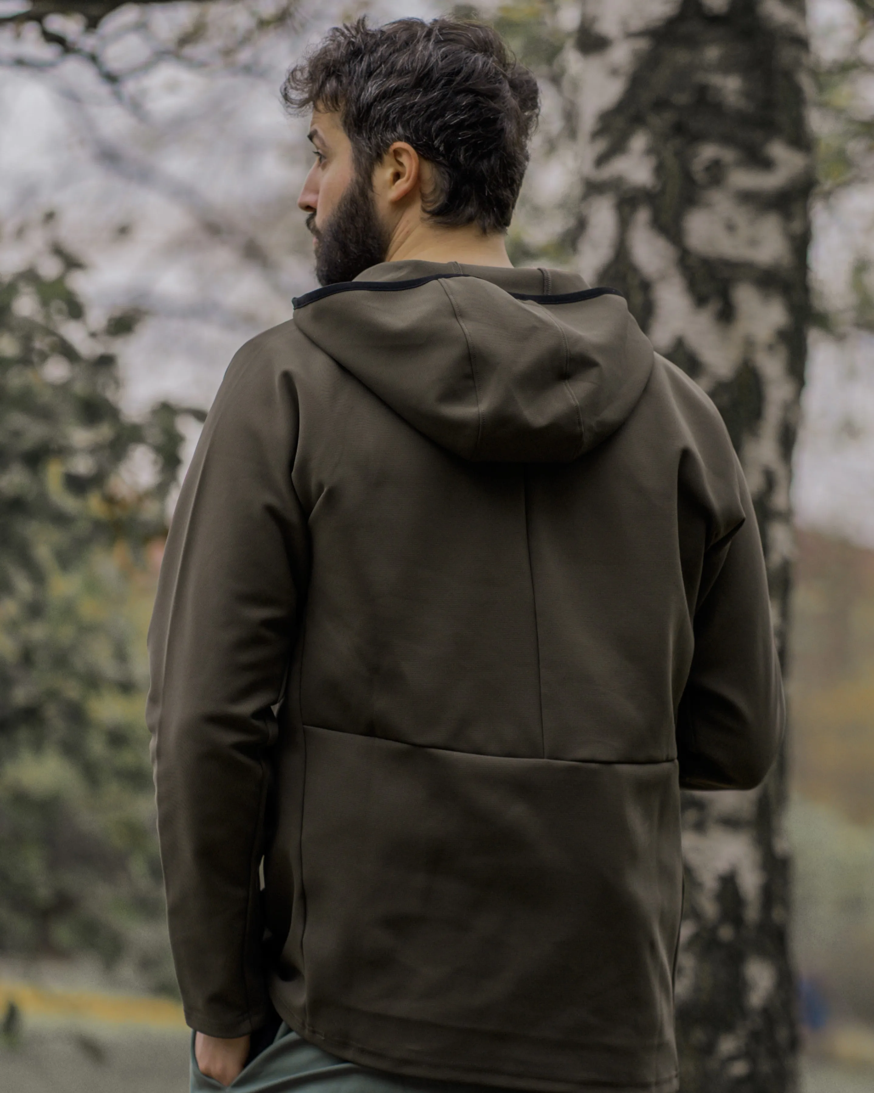 Terrain Trek Half-Zip Hoodie With Zip Pocket