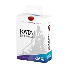 Ultimate Guard 100 - Katana Sleeves Standard Size - Red