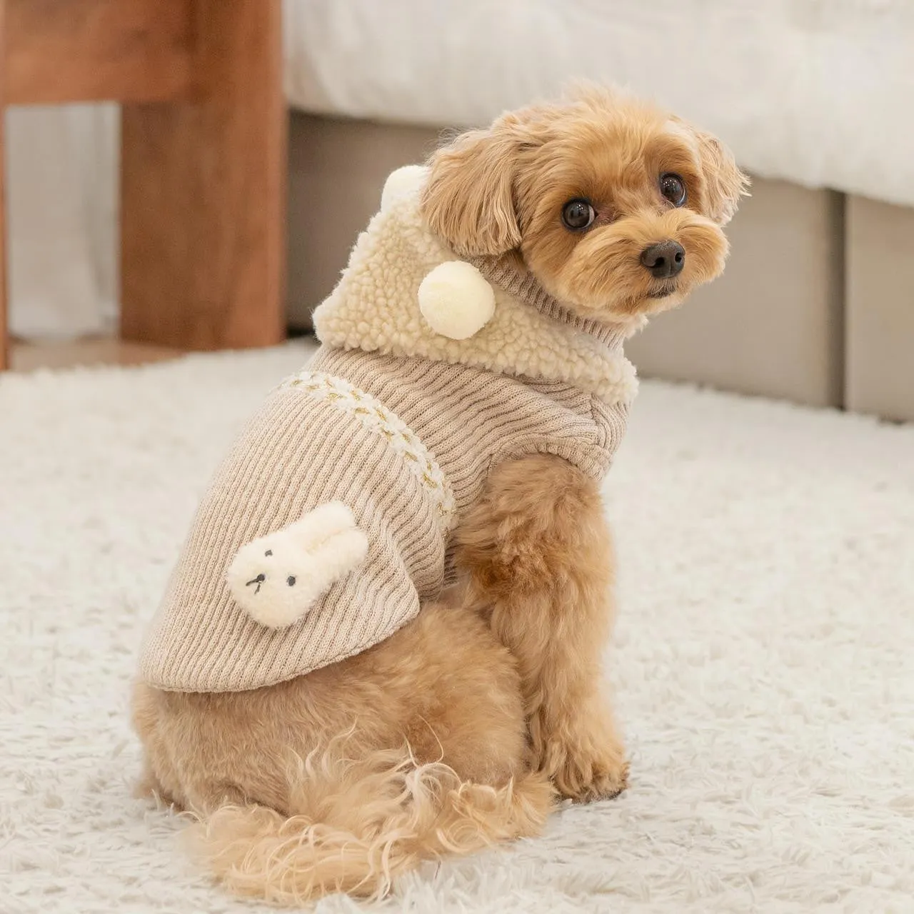 willow pom pom hoodie