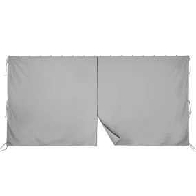Yescom Gazebo Curtain 10x12ft Privacy Zip Side CPAI-84
